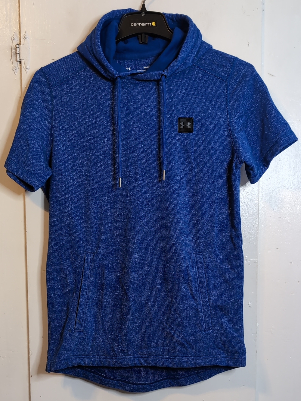 Under Armour Blue Hoodie Tee mens medium